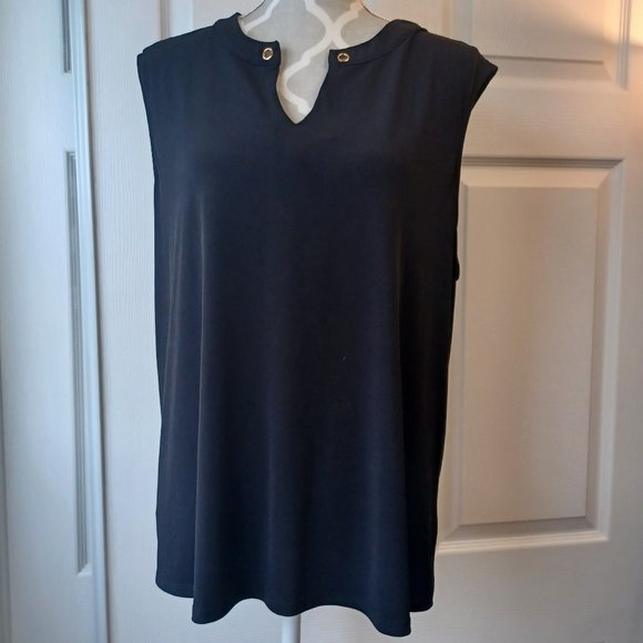 Cable & Gauge Black Sleeveless Top (3176) - Picture 1 of 9